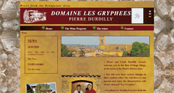 Desktop Screenshot of domaine-lesgryphees.com
